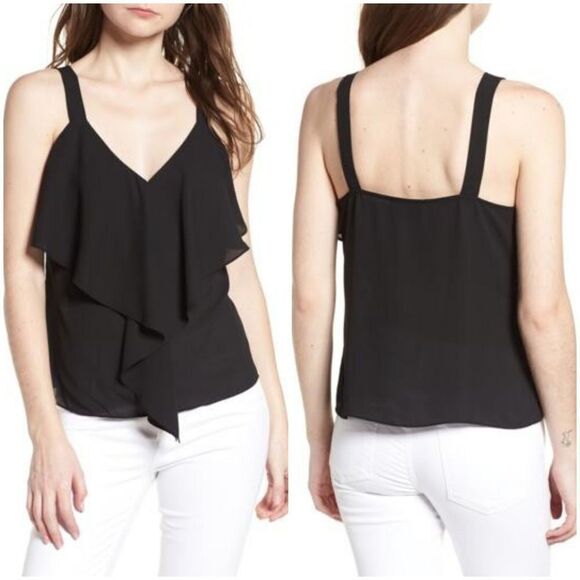 Trouvé Ruffle Front Tank sz Small - Picture 1 of 7